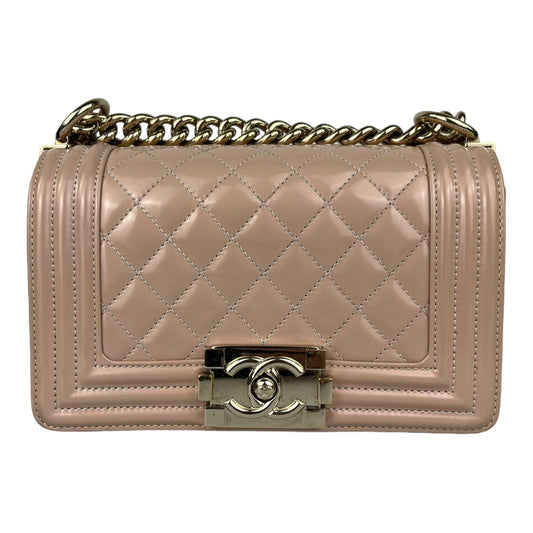 Chanel Boy Bag Patent Leather Small