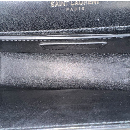 Saint Laurent Kate Suede Stone Bag