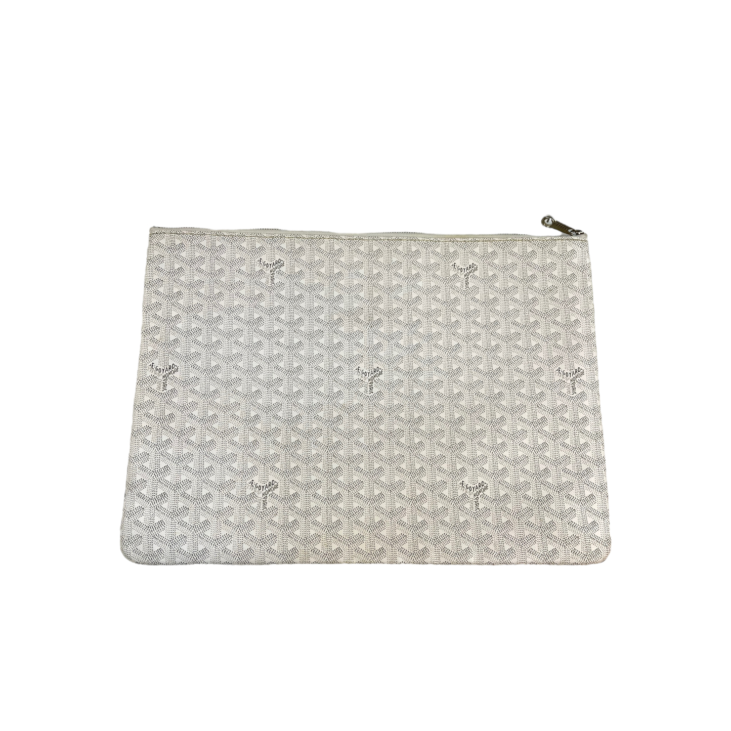 Goyard Senat GM Pouch White