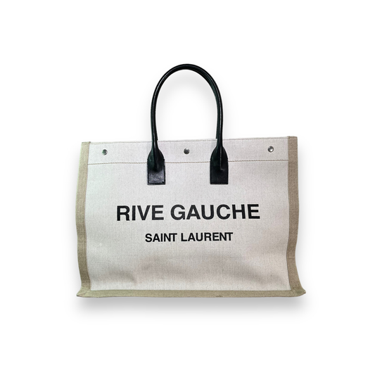 Saint Laurent Rive Gauche Canvas Tote