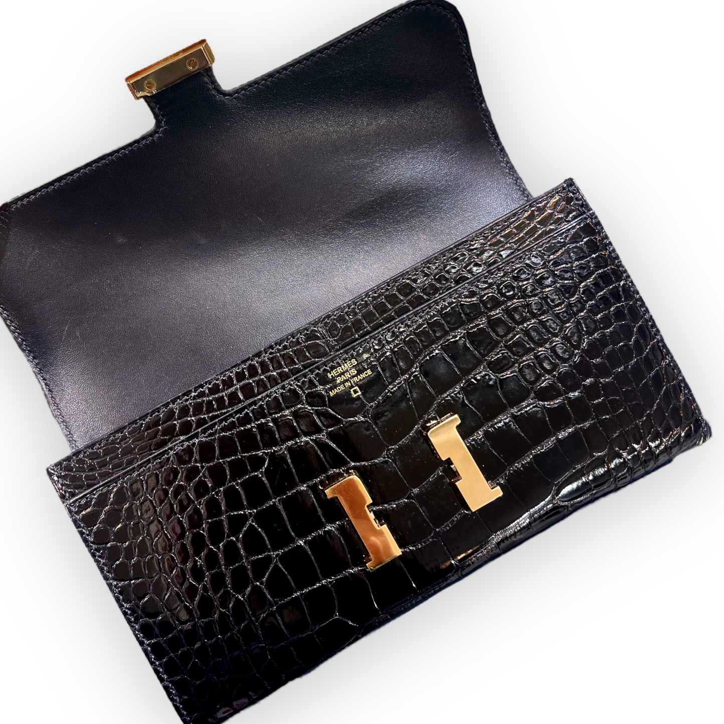 Hermès Alligator Constance Long Wallet – The Luxury Exchange PDX