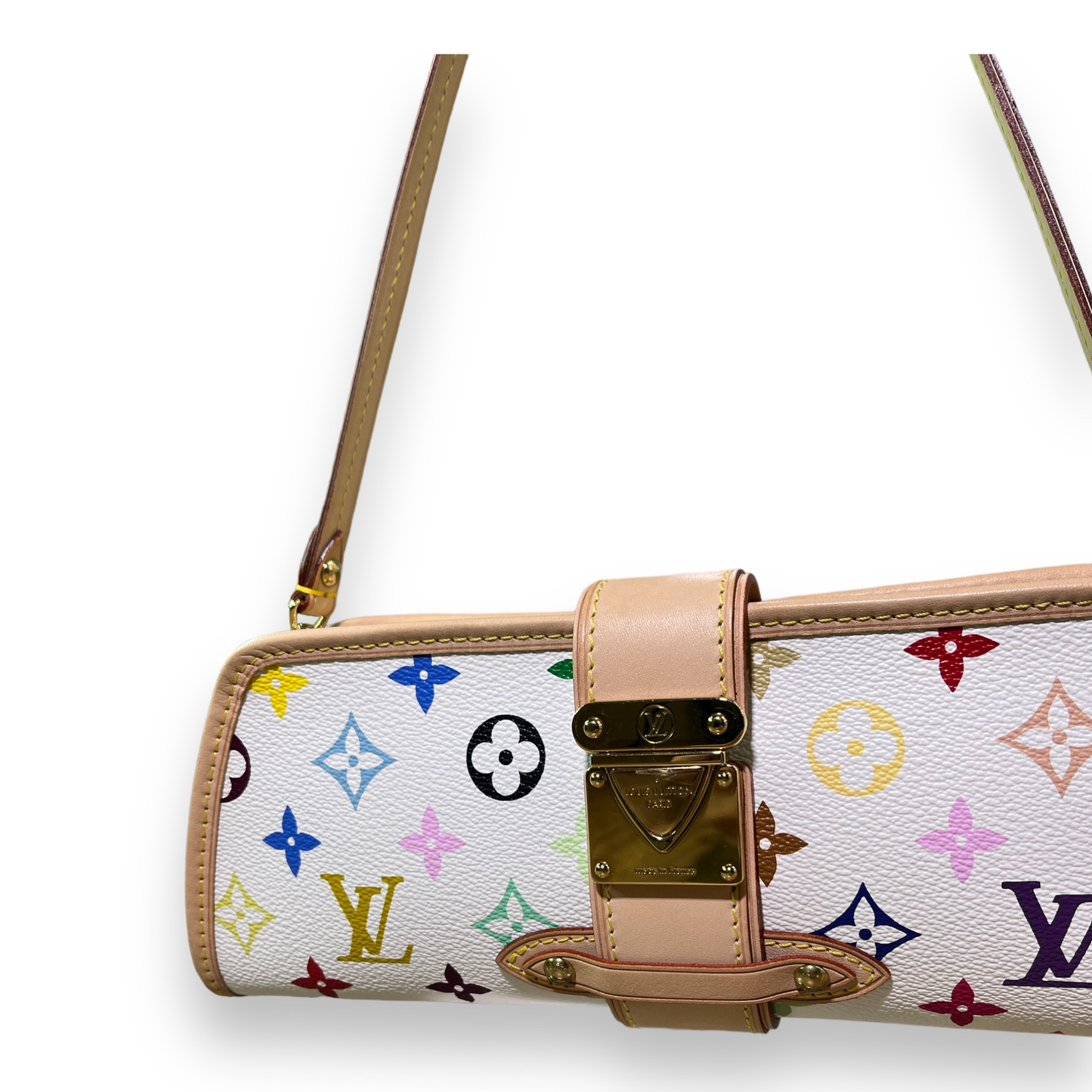 Louis Vuitton, Bags, Louis Vuitton Shirley Murakami Monogram Multicolor  Crossbody Bag Clutch Purse